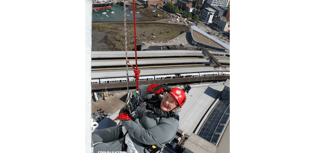Dawlish daredevil Bernice is at it again!