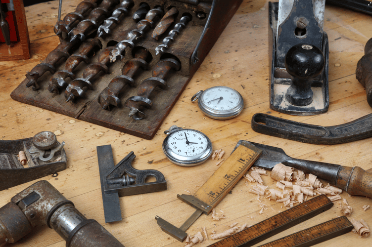 Work shop stock image