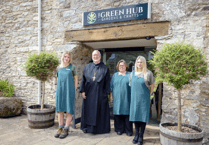Green hub open at Buckfast Abbey