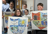 Kingskerswell pupil's art hangs proudly on school hall wall