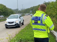 Police crackdown on A380 sees 1,800 drivers caught in six hours