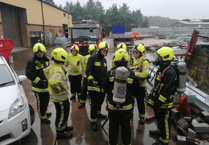 Firefighters gather in Heathfield for entrapment exercise