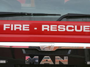 Many crews fought Dunsford barn fire
