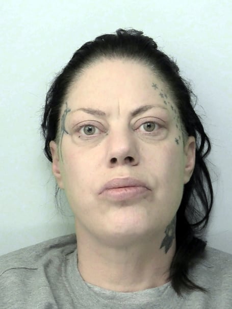JAILED: Kelly Sorenson.
Picture: Police (7-8-23)

A DOGNAPPER has been jailed for using a fake gun to seize back a pet which she claimed to own. Kelly Sorensen burst into a house in Bideford with two men and used the butt of the 9 millimetre starting pistol to club victim Martyn Oliver before firing it at his head at almost point blank range.
