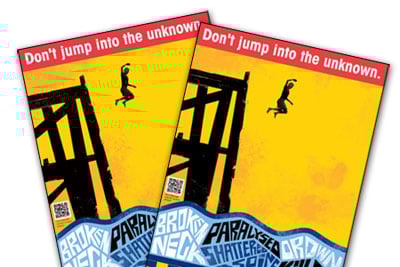 Police issue tombstoning warning