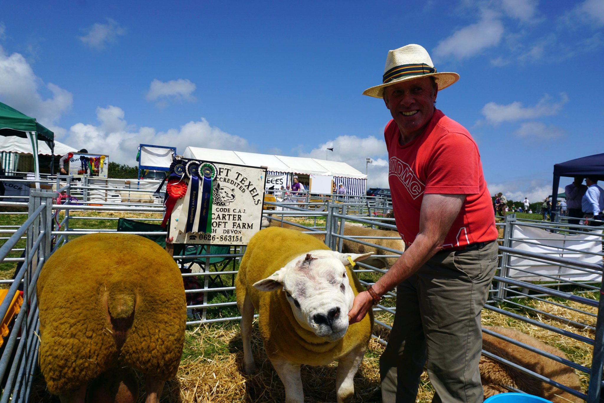Farmer represents Dawlish at Okehampton Show