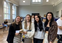 PICTURES: Smiling faces at Newton Abbot College  A-Level results day