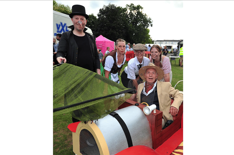 Dawlish Royal British Legion and their version of Chitty Chitty Bang Bang.