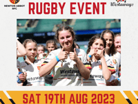 Girls Rugby Event at Newton Abbot Rugby Club Tomorrow