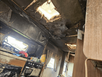 Fault with gas hob suspected to have set off caravan fire
