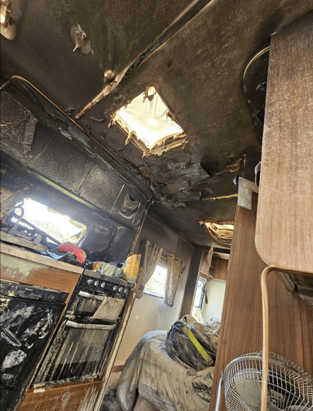 Fire at caravan park sees crew from Bovey Tracey mobilised