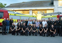 Recognition for 80 plus years of fire service for Teignmouth duo