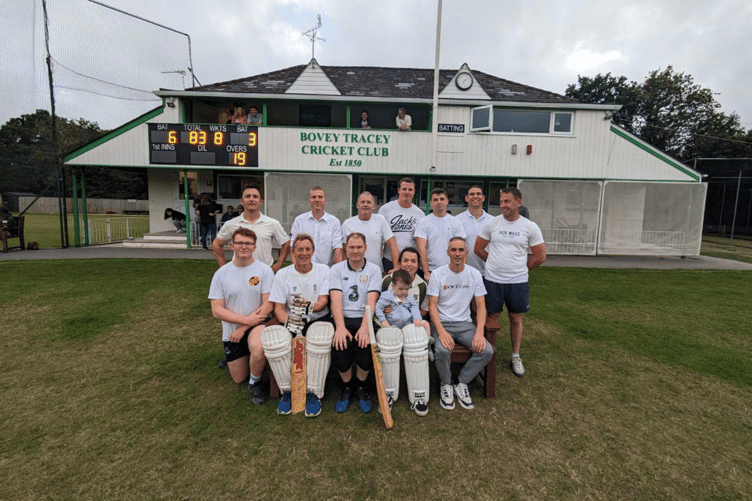 Bovey Tracey Cricket Club hosted the first inter station Cricket Match between Bovey Fire Station and Buckfastleigh & Ashburton
