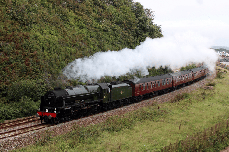 The 3 Ex LMS Royal Scot Class 4-6-0 No 46115 Scots