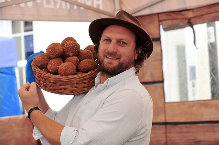 King of the Scotch Eggs - Aaron Robinson from Kingsteignton-based Surf ’n’ Turf Kitchen.