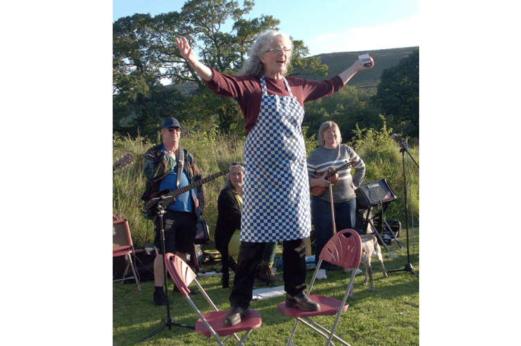 Rousing speech, sonnet  or song? Trust Manager Julia McDade