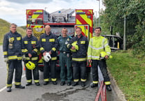 ICYMI: Chagford firefighters attend to car fire 