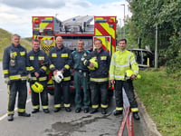 ICYMI: Chagford firefighters attend to car fire 