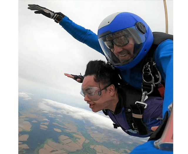 Nurse takes high jump for hospital