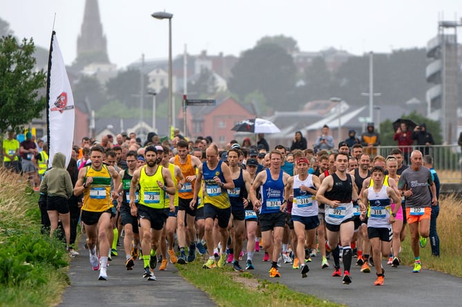 During a previous Exeter running event.