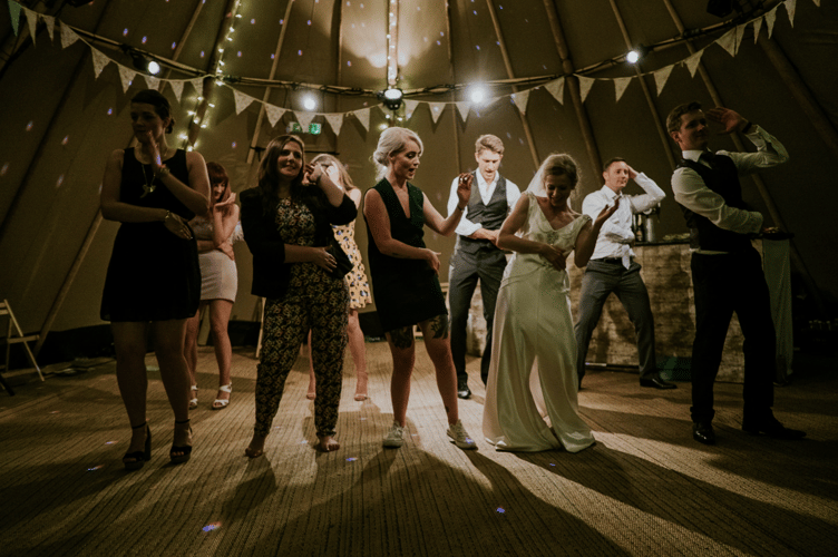 Barn dance stock image
