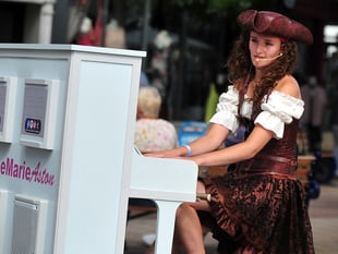 Piano busker launches GoFundMe after van stolen