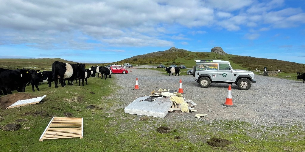 Rangers appeal for information over fly tipping on the moor