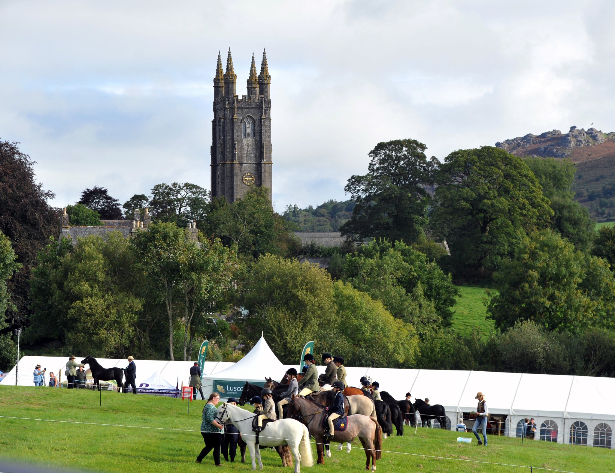 Gearing up for this year's Widecombe Fair 