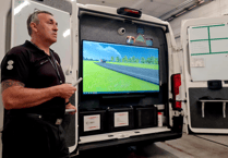 Training simulator occupies firefighters at drill night 
