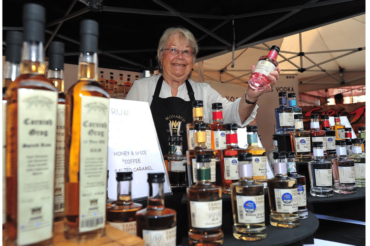 A Tamar Tipple from Liz West of Monarch Liqueurs.