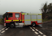 Persons trapped by floodwater rescued by firefighters