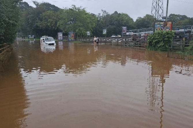 Flooding on Topsham Road
