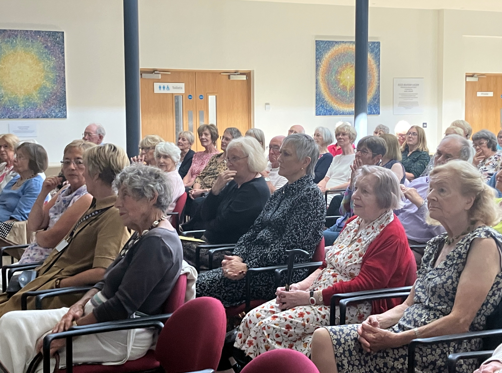 Broadcaster Dunant drops by Buckfast arts bash