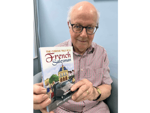 Newton Abbot man Dennis says bonjour with new book