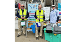 Dawlish Rotary Club's Shelterbox collection for Morocco