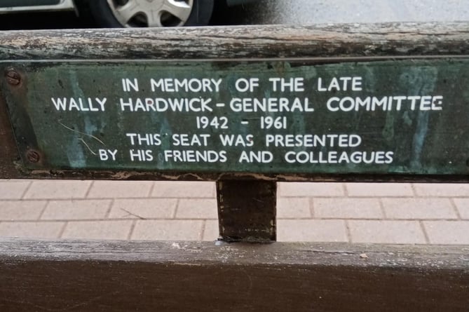Appeal to trace owners of bench retrieved from the Brook. Photo Dawlish Town Council 