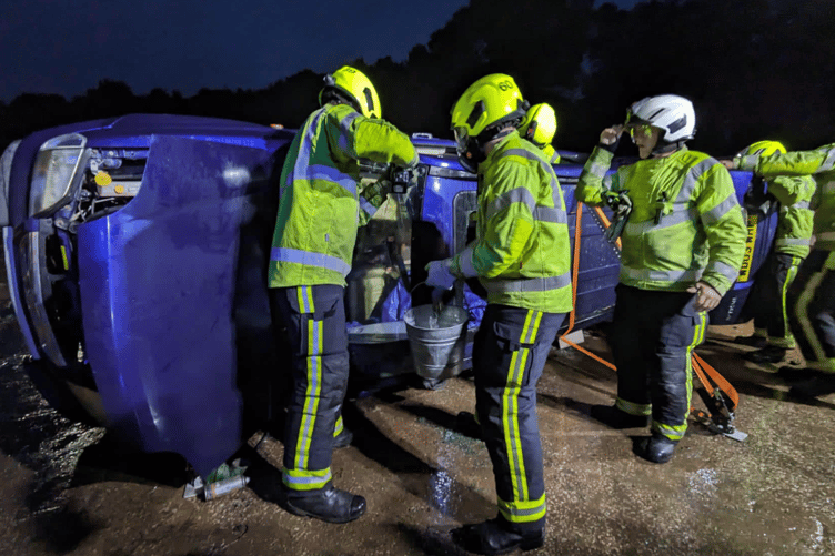 Bovey Tracey Fire Station's latest training night
