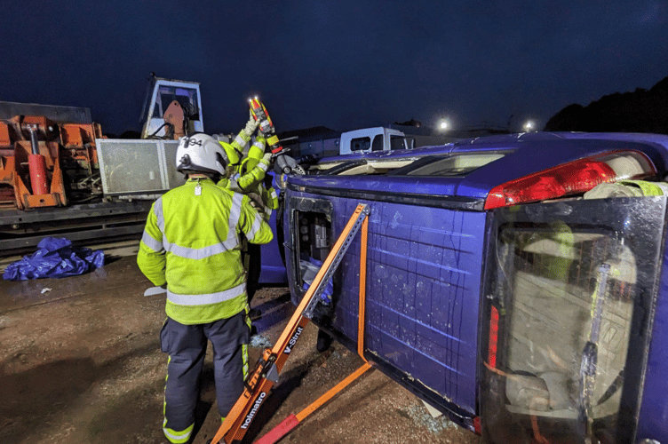 Bovey Tracey Fire Staton's latest training night 