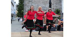 All feet on deck for the Appalachian shuffle