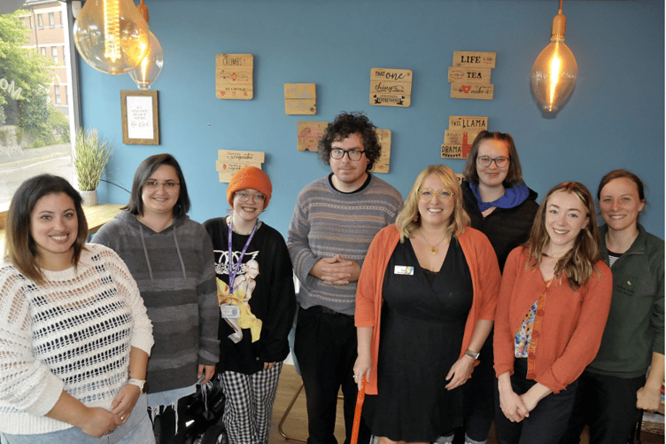 Live art event at No Limits Cafe