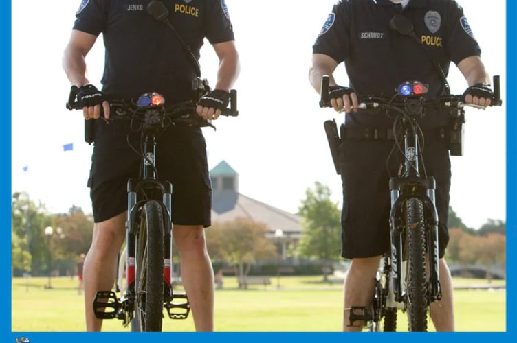 Police lent a bike to catch a suspect