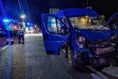 Firefighters releases photos from van versus cow RTC on A38
