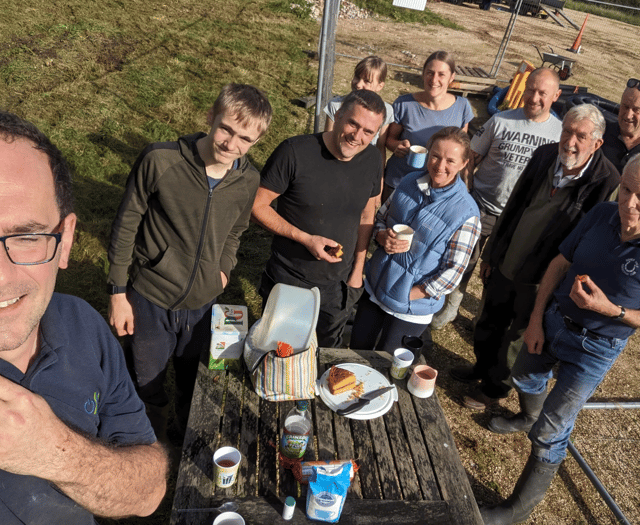 Sunday a day of rest? Not for Widecombe hall volunteers!