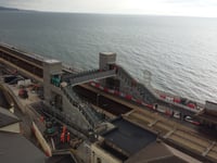 New lifts open for the first time at Dawlish station 