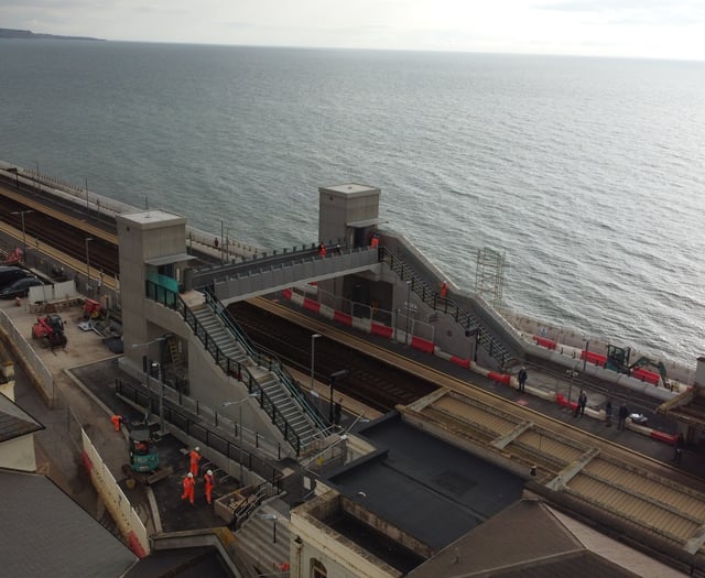 New lifts open for the first time at Dawlish station 