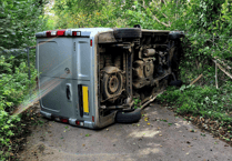 ICYMI: Firefighters called to overturned vehicle at Staverton 