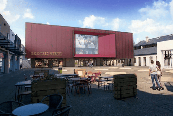Artist impression of the proposed new cinema for Newton Abbot