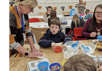 Dawlish mayor pays visit to children's charity's special pumpkin event 
