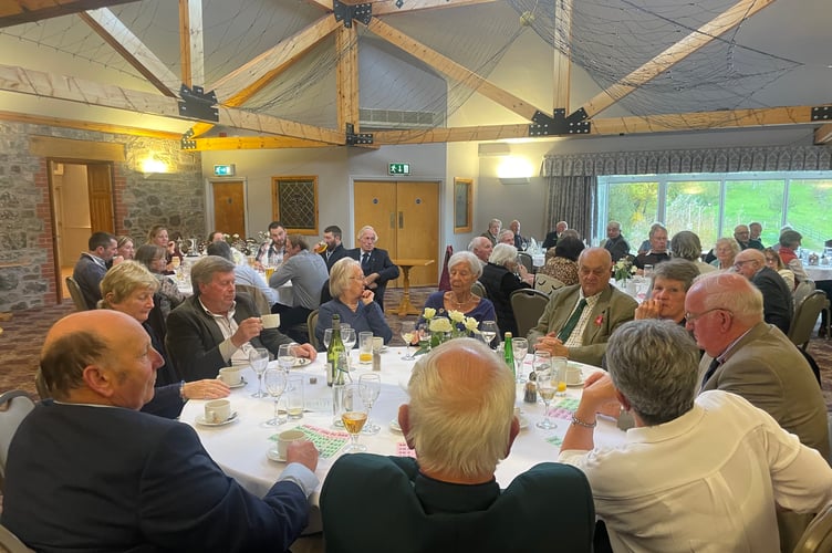 Some of those who attended the Ploughing Association dinner.  AQ 9885