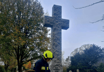 ICYMI: Buckfastleigh remembers... firefighters clean town's war memorial 